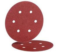 Disque papier Velcro BW115 de 150mm 6 trous grain 60 boîte de 50 - HERMES - 6381105 Noir G