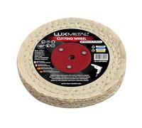 Disque Polissage Métaux en Sisal 100 x 12,7 x 5 mm - Roue Pré-polissage pour Meule de banc avec fixation pour mandrin conique, idéal pour polir l'acier, le laiton, l'aluminium Meuleuse polisseuse