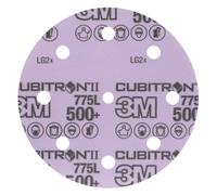 Disque pour film 3M Cubitron II Hookit 775L, 125 mm, 500+, 9 trous x250 morceau