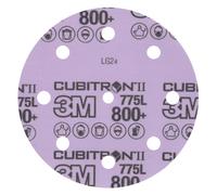 Disque pour film 3M Cubitron II Hookit 775L, 125 mm, 800+, 9 trous x250 morceau