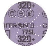 Disque pour film 3M Cubitron II Hookit 775L, 75 mm, 320+, multihole x250 morceau