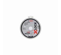 Disque Standard X-Lock Inox BOSCH 125x1 plat - Boîte de 10 - 2608619267