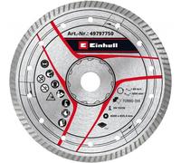 Einhell Disque diamant turbo – Disque de coupe Ø 200 x 25,4 x 2,6 mm