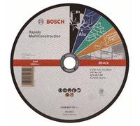 Disque UNIVERSEL à tronçonner BOSCH à moyeu plat Rapido Multi Construction 230X1.9 MM - Lot de 25 - 2608602767