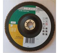 Disques à lamelles 180mm grain 40 pour Inox - HIKOKI - 4100121