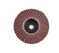 Disques à lamelles plats 75 mm, 3 pouces/2 pouces, 50 x 10 mm/75, 1/5/10 pièces, disques abrasifs, meules, lames 80/rouge/10(Brown,2Pc-50 * 10Mm)