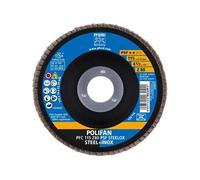 Pferd Disque à lamelles POLIFAN PFC 115 mm Z PSF Z-80 STEELOX INOX Corindon 10 pièces