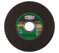 TYROLIT Disques à tronçonner DxTxH 125x1,0x22,23 Pour les métaux non ferreux et la pierre, Forme : 41 - modèle droit, Art. 34332828 x25 morceau