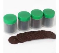 Disques à Tronçonner en Résine 24 mm pour Outil Rotatif | Ensemble de 36 avec Mandrin, Lames Fines Ébréchure pour Découpe Métal/Plastique/Fibre/Bois, pour accessoire