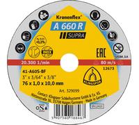 Disques à tronçonner Klingspor A 660 R, 100 x 1 x 10 mm droits, 25 pièces