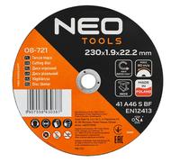 Disques à tronçonner pour métaux/inox 230 x 1,9 x 22,2 mm, 41 A46-S-BF, boîte de