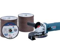 Disques à tronçonner PRO Inox+Métal 125 mm, 200 pièces + meuleuse d'angle GWS 750 - BOSCH - 061599767R