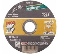 Disques à tronçonner - Wolfcraft - Lot de 10 - Ø 115 mm