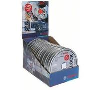 Disques à tronçonner X-Lock Métal/inox - Ø 125 x 1,6 mm - 10 pièces - BOSCH - 2608619364