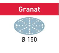 Festool Abrasif pour ponceuse Granat STF D150/48 P800 Ø150 mm - Boîte de 50