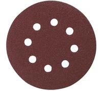 Disques abrasifs Ø 125 mm, gr 60, auto-agrippant 8 trous (bois/métal) - p-43549