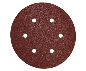 Disques abrasifs Ø 150 mm auto-agrippant 6 trous (bois/métal) - MAKITA - bte de 10 - P-37