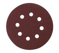 Disques abrasifs Ø125 mm Red Velcro Grain 120 bois/métal (10 pcs) - MAKITA P-43577