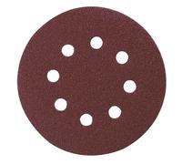 Disques abrasifs Ø125 mm Red Velcro Grain 80 bois/métal (10 pcs) - MAKITA P-43555