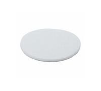 wolfcraft 2208000 1 Disque de Polissage Auto-aggripant Ø 125 Mm, Dos à Revêtement Velours argent