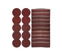 Disques abrasifs 6 pouces, 20 pièces, auto-adhésifs sans trou, bandes abrasives 4x36 pouces
