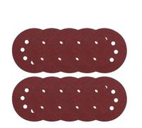 Disques abrasifs 8 trous en oxyde d'aluminium 125 mm | 125 mm 8 trous for métal bois verre tampons de ponçage et de polissage : grain 40 à 3000 300 pièces(600 Grit)
