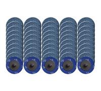 Disques abrasifs à changement rapide - PZCC - 5,1 cm - Oxyde de zirconium - Grain 36 - Lot de 50