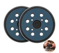 Disques Abrasifs Autocollants 125 mm à 8 Trous, Lot de 2