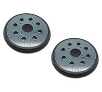 Disques abrasifs avec système de fixation velcro, 125 mm, 8 orifices d'aspiration, 2 pièces