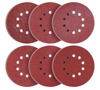 Disques abrasifs de 225 mm avec système de fixation Velcro, 60 pièces, grain P40 à P320, 10 trous, pour ponceuses à plaques de plâtre