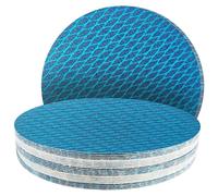 Disques abrasifs de 300 mm avec système de fixation Velcro, 25 pièces, grain 60-240, pour ponceuses à plateau