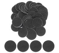 Disques Abrasifs de Rechange 60 Pièces, pour Lime Électrique Pieds | Spécification 80, EVA et Carborundum, Noir, Usage Salon et Famille, Jetables