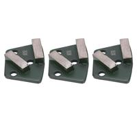 Disques abrasifs diamantés, grain 80, de forme trapézoïdale, avec 2 dents, pour béton