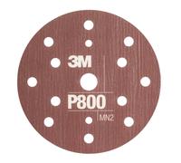Disques abrasifs flexibles 3M Hookit, brun, 150 mm, 15 trous, P800, 25 pièces / paquet x5 morceau