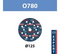 Disques abrasifs O780 Foil Ø125 Multi-matériaux BOSCH