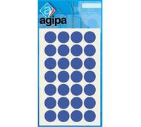 Disques adhésifs 15 mm bleu - sac de 168 - AGIPA - Étui de 168 pastilles adhésives