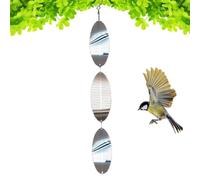 Disques de contrôle scintillants anti-oiseaux | Appareil anti-moineau résistant aux intempéries pour jardin, cour, extérieur, piscine, porche, terrasse, pelouse, grange