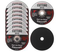 Disques de Coupe de 76 mm pour Meuleuse d'Angle, Lot de 10 Disques | Disques à Tronçonner pour Coupe Rapide de l'aluminium du Métal Bois Fer l'acier