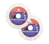 Disques de coupe de bois en carbure brasé sous vide 115 mm - Pour planche à bois, plaque de plâtre, tuyau en caoutchouc, plastique（Lot de 2）