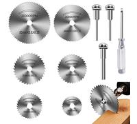 Disques de Coupe pour Dremel, HSS, Lame Mini Scie Circulaire pour Couper Bois, Plastique et Métal
