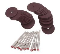 Disques de Coupe pour Perceuse Métal 9 Mandrins | Finition Détaillée et Ponçage Fin, Remplacement Rapide du Limage Manuel, pour Acier Inoxydable et Vis