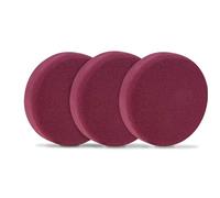 Disques de polissage en mousse pour machines à polir - 125mm, 3 pcs - rouges