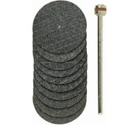 Proxxon Proxxon Disques de coupe avec tissu, Ø 22 mm, 10 pièces + 1 support Quantité:1