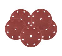 Disques de ponçage 150 mm, P240, lot de 5, avec 9 trous pour 04-721
