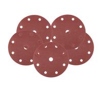 Disques de ponçage 150 mm, P40, lot de 5, avec 9 trous pour 04-721