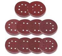 Disques de Ponçage 8 Trous Auto-agrippants 5 Pouces Grain 40 | Non-tissé Alumine, Résistance à L’usure, pour Bois et Métal, Travaux de Préparation Avant Peinture