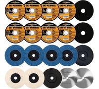 Disques de tronçonnage angulaires de 75 mm, disques de tronçonnage avec un alésage de 9,5 mm pour la coupe du bois