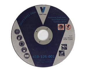 Disques de tronçonnage, disques flexibles, meuleuses d'angle ou Flex 125 : diamètre 125 mm, épaisseur 1,0 mm, quantité : 100 pièces