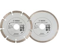 Disques Diamant BOSCH, 125mm, Pour Carrelage et Matériaux de Construction, Lot de 2