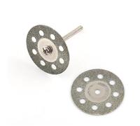 Disques diamant Dremel, Disque dremel, Lot De 10 Disques De Coupe Diamant 30 Mm 8 Trous, Disques diamant Avec 2 Mandrins